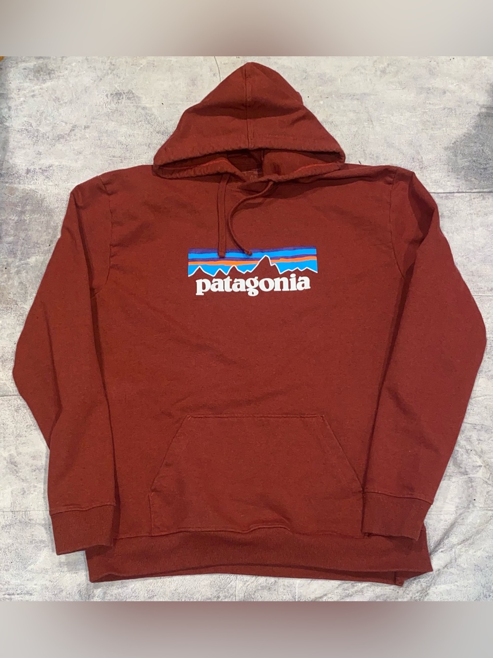 Patagonia Uprisal Hoodie Sweatshirt Logo Spellout Recycled Organic Cotton XL
